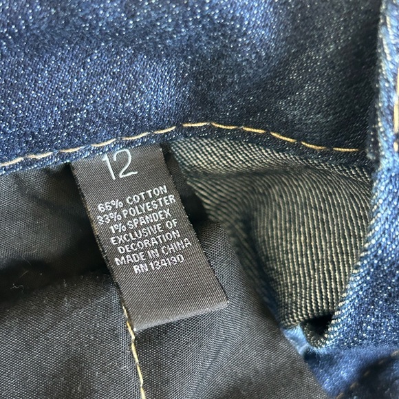 INC Denim Curvy Fit Boot Leg 12 - Picture 9 of 10